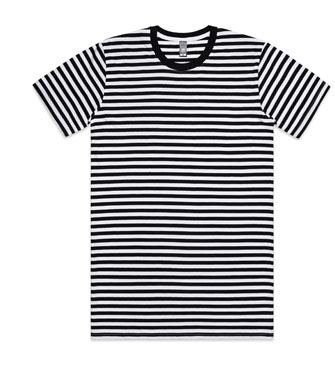 Black and White Striped Tee